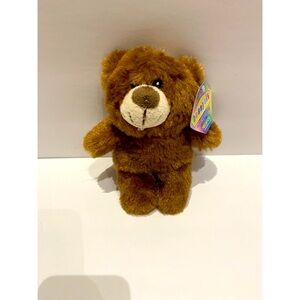 NWT Kellytoy Beanpals Brown  Bear 2017 6” Plush ‎ Stuffed Animal Toy